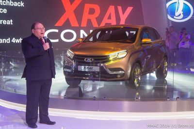 Москва 2014: lada представила прототип кроссовера xray2